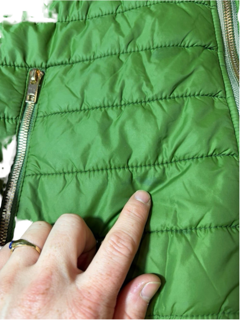 Aviator Nation Sunburst Apres Puffer Jacket Garden Green Unisex Small $875 - Picture 4 of 12